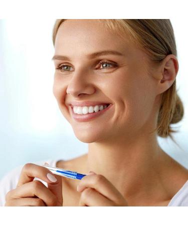 ACBOOR Interdental Brushes - 100 Reusable Dental Brushes for Effective Tooth Cleaning | Red & Blue Space Toothbrush - Buy Online on GoSupps.com