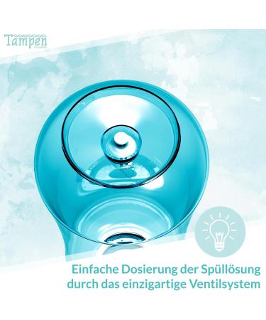 Nasal Shower Set - 120x Nose Rinsing Salt (300g) | Measurement Spoon & Attachments for Adults & Kids | Premium Nasal Hygiene | Tampen - Buy Online on GoSupps.com