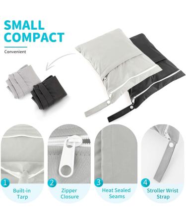 Buy Kfddrn 2-Piece Waterproof Wet-Dry Bag | Reusable Travel Organizer for Diapers Gym Clothes & Swim Gear - Buy Online on GoSupps.com