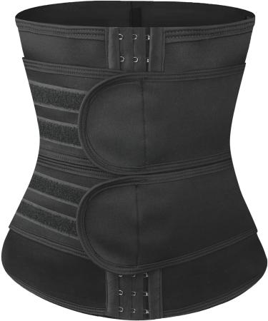 Shop Acwoo Adjustable Abdominal Belt | Women's Waist Trainer Corset & Sweat Trimmer - Lose Weight (Black L) - Buy Online on GoSupps.com
