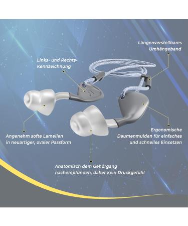 Ohropax Neo Earplugs - Reusable Hearing Protection - Size M/L - Noise Reduction - 150 Uses - International Shipping Available - Buy Online on GoSupps.com