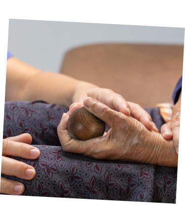 Buy 1 Pair of Health Ball Hand Exercise Massage Wooden Baoding Balls - Ideal for Yoga Stress Relief & Decoration - Rosewood Hand Trainer Gifts - Buy Online on GoSupps.com
