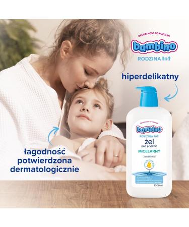 Bambino Family Hypoallergenic Shower And Bath Gel 1000ml - Buy Online on GoSupps.com