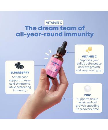 JoySpring Immune and Vitamin C Drops for Kids - Buy Online on GoSupps.com