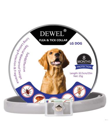 Dewel tick collar for dogs and cats flea ticks collar flea and ticks Prevention collars waterproof and adjustable dog flea neck band - Buy Online on GoSupps.com