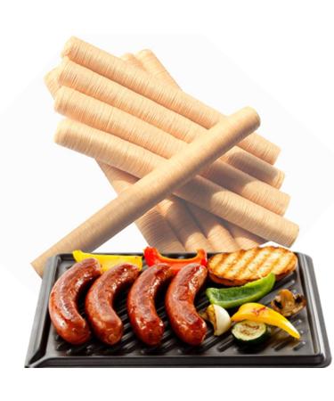 Hot Dog Casings Collagen Upgraded Premium Natural Collagen Casing Sausage 14M 26mm Casings Hot Dog Roast Eatable Collagen Protein Casings Sausage Ham