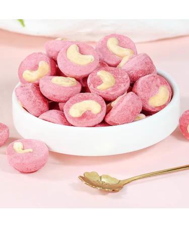 Freeze-dried Strawberry with Cashew kernel 100g Instant snack nuts Crispy sour sweet Mixed dried fruits - Buy Online on GoSupps.com