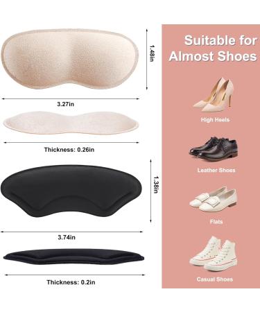 6 Pairs Premium Heel Cushion Pads - Prevent Pain & Blisters | Shoe Inserts for Men & Women - Buy Online on GoSupps.com
