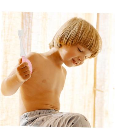 Buy SOLUSTRE Pink Toothbrush Brush Head - Travel Size Silica Gel (1 Piece) for Ultimate Oral Care - Buy Online on GoSupps.com