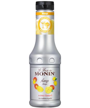 MONIN - Le Fruit Mangue - Coulis de fruit pour Desserts Cocktails - Th s glac s et smoothies - 50cl Mangue 500 ml (Lot de 1)