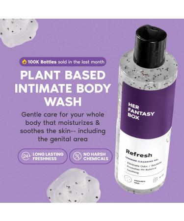 Her Fantasy Box | Ultimate Glow-Up Kit | Probiotics Chlorophyll Capsules Suppositories Body Oil Yoni Oil & pH Shower Gel Detox Hydration & Feminine Wellness Bundle - Buy Online on GoSupps.com