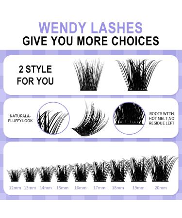 Wendy Lashes Eyelash Extension Set - FD18+B-D CURL (12-16mm) with Glue | Premium Lash Extensions Kit for Stunning Eyelash Looks | Shop Internationally - Buy Online on GoSupps.com