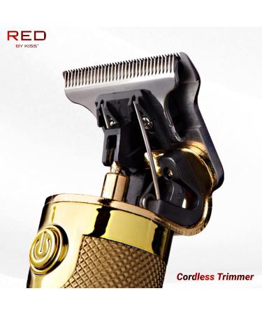 RED by Kiss Hair Trimmer for Men - Cordless Precision Blade Grooming Kit | Gold Edition - Buy Online on GoSupps.com
