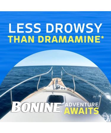 Bonine Raspberry Chewable Tablets for Motion Sickness 16 - 2 Pack (32 Count) - Buy Online on GoSupps.com