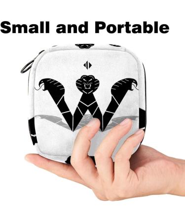 Menstruation Pad Bag with Zipper | Women's Tampon & Napkin Bag | Stylish & Convenient Collectives for Women & Girls - Buy Online on GoSupps.com