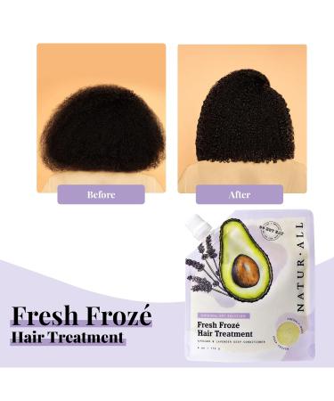 NaturAll Dry Ice Cream Deep Conditioning Hair Mask - Lavender & Tea Tree Treatment - Buy Online on GoSupps.com