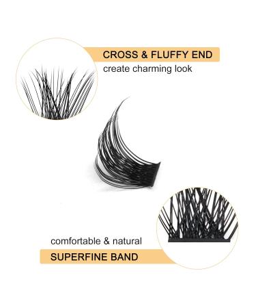 Buy QueWEL Mega D Curl Individual Eyelash Clusters - 12-18mm Segments for DIY Extensions | International Shipping Available - Buy Online on GoSupps.com