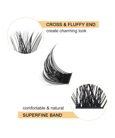 QueWEL Mega C Curl 14mm Individual Eyelashes | DIY Eyelash Extensions | Wide Segments for Stunning Eye Makeup - 1 Pack - Buy Online on GoSupps.com