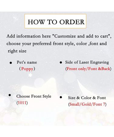 Personalized Engraved Pet ID Tag | Custom Dog Tag for Cats & Dogs | Medium/Large Collar Tag | Bone Shape Design - Buy Online on GoSupps.com