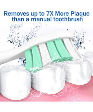 Aoremon Replacement Toothbrush Heads for Philips Sonicare - Compatible with Sonicare HX9023/65 - Snap-on Electric Toothbrush Heads in White - Buy Online on GoSupps.com