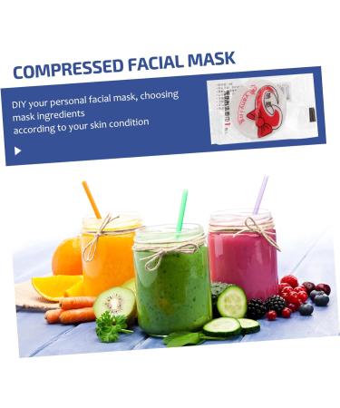 Beavorty Mask Skin Care Sheet 100 Compressed Compressed Facial Mask Set medium white - Buy Online on GoSupps.com