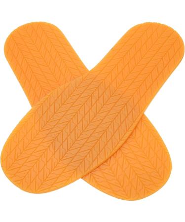 Full Soles Rubber Replacement - Anti Slip Shoe Repair DIY Supplies | Premium Yellow Rubber Soles - Easily Cut to Fit (1 Pair - Buy Online on GoSupps.com