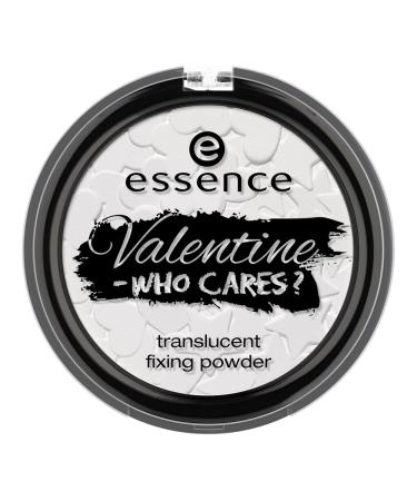 Essence Valentine – Who Cares? Translucent Fixing Powder Compact No. 01 Guys allowed, Not. Contents: 8 G Silky soft compact powder for a matte and foliate. Powder