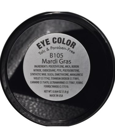Pure Ziva Mardi Gras Shimmering Purple Pink Violet Vegan Eyeshadow - Talc, Paraben & Cruelty Free - Buy Online on GoSupps.com