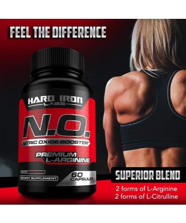 N.O. Nitric Oxide Booster with L-Arginine L-Citrulline Beta Alanine AAKG - Non-GMO Gluten-Free Vegan - Pre-Workout Supplement for Muscle Growth Stamina Energy Pumps Vascularity - 120 Capsules 120 Count (Pack of 1) - Buy Online on GoSupps.com