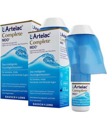 Artelac Complete MDO Eye Drops - 2X10 ml | Hydrating Relief for Dry Eyes | International Shipping Available - Buy Online on GoSupps.com
