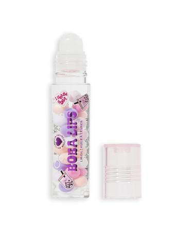 I Heart Revolution, Boba Lips Lip Oil, Moisturizing Lip Product Infused with Matcha Tea Extract, Clear