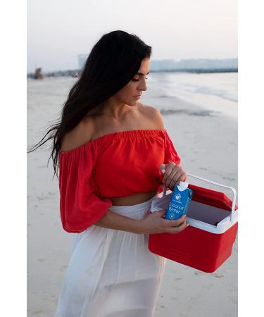 Palmdream Coconut Water - No Sugar Added | Premium Non-GMO Coconut Water from Single Origin Coconuts | Gluten Free | Natural Electrolytes | 12 Pack of 330ml Bottles - Buy Online on GoSupps.com
