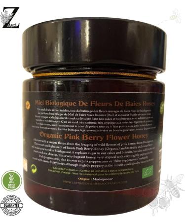 Miel de Fleurs de Baies Roses - 300g | 100% Naturel | R colt au Sud de Madagascar | Saveur Fruit e & Poivr e | Sans Additifs ni Conservateurs - Buy Online on GoSupps.com