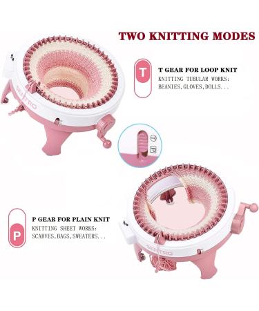 48 Needle Knitting Loom Machine with Row Counter - Smart Weaving Loom for DIY Knitting - Rotating Double Knit Loom Machine Kit - Buy Online on GoSupps.com