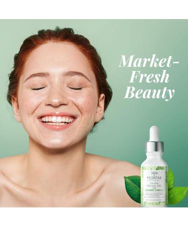 Nourishing Facial Oil with Cucumber & Marula - Lightweight Face Oil for Women 2 Oz | Best International Shipping - Buy Online on GoSupps.com