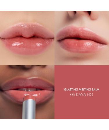Glasting Melting Balm - High Shine Hydrating Tinted Lip Balm - Buildable Gloss & Vegan Formula - Korean Glossy Lip Balm with Shea Butter 0.12 oz (#06 Kaya Fig) - Buy Online on GoSupps.com
