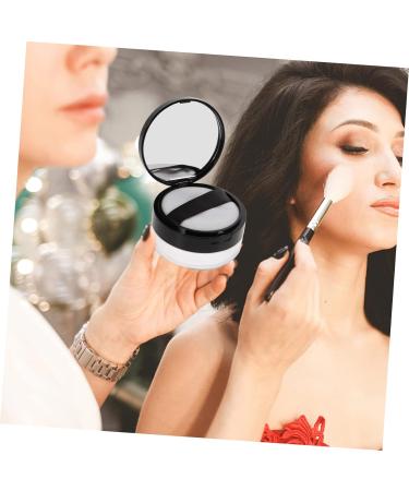 Didiseaon 2pcs Powder Puff Case Loose Powder Compact Powder Makeup Jar With Puff Blusher Velvet Reusable Black 1 g (Pack of 1) Blackx2pcs - Buy Online on GoSupps.com
