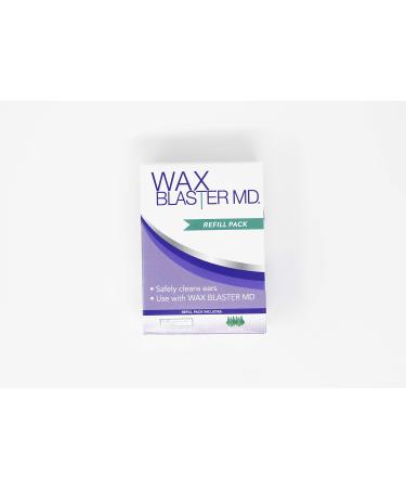 Wax Blaster MD (Refill Pack) Includes Ear Clean MD Packets and Green Safety Tips