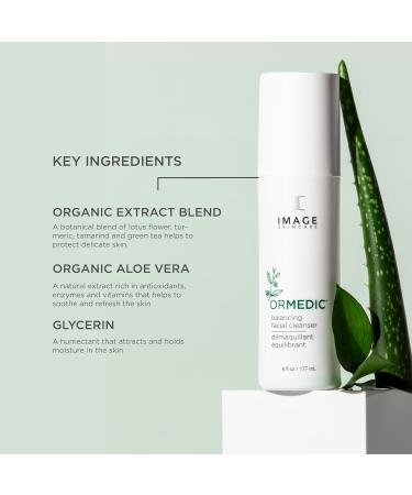 IMAGE Skincare Ormedic Balancing Facial Cleanser & pH Lip Enhancer - Mild Face Wash & Lip Plumper | 1.7 oz + 0.5 oz - International Shipping Available - Buy Online on GoSupps.com