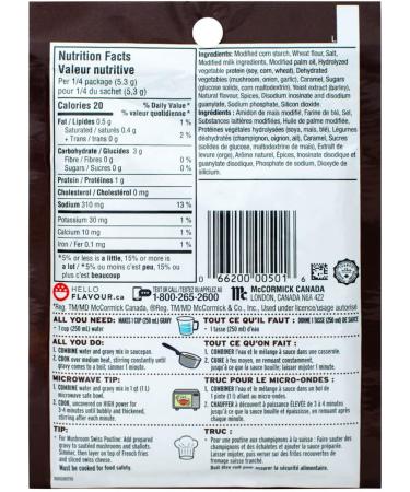 Club House Quality Natural Dry Sauce/Seasoning Mix Ultimate Gravy Pack 12 Count Brown - Buy Online on GoSupps.com