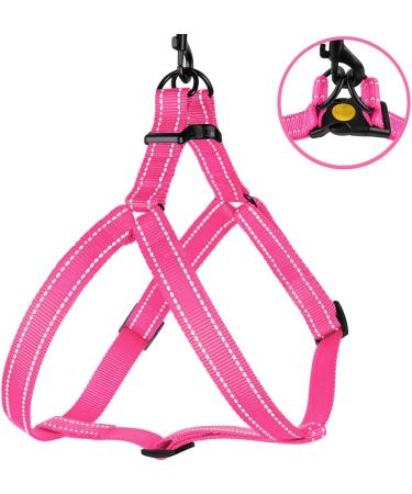 Collardirect Adjustable Reflective Dog Harness - Sizes S M L | Outdoor Walking Gear for Dogs & Puppies in Pink Black Red Purple Mint Green Orange Blue - Buy Online on GoSupps.com