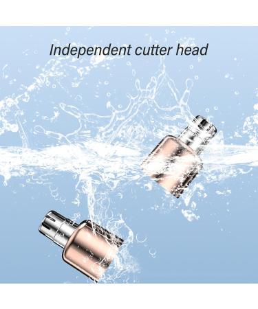 Mini Nose Hair Trimmer | Portable Rechargeable Face Hair Remover for Men & Women | Efficient Nose Cleaning Device with Brush - Buy Online on GoSupps.com