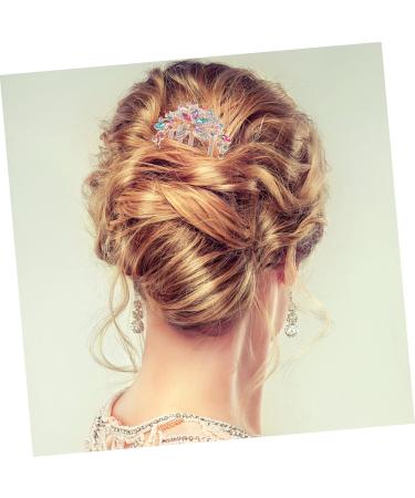 Housoutil Rhinestone Hair Accessories Hairpin Hair Accessories for Women Womens Hair Clips Hair Combs for Women Accessories Hair Jewelry Comb Bride Alloy Rhinestones The Flowers - Buy Online on GoSupps.com