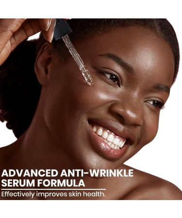 Collagen + Retinol Serum with Hyaluronic Acid | Anti-Aging Facial Treatment | Paraben-Free Cruelty-Free | Reduce Fine Lines and Wrinkles - Buy Online on GoSupps.com