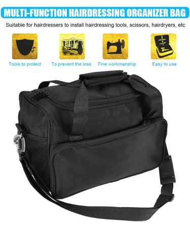 YUYTE Hairdressing Tool Bag - Large Barber Bag with Adjustable Dividers & Shoulder Strap for Hair & Makeup Professionals | International Shipping - Buy Online on GoSupps.com