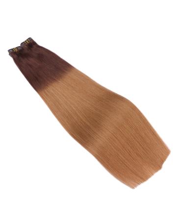 Buy Tape In Hair Extensions #6/27 Ombre - 40cm 50 Tresses 100% Remy Real Hair by Novon Hair Extensions - Buy Online on GoSupps.com