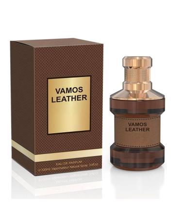 Vamos Leather Cologne for Men (Inspired by Tuscan Leather) 3.4oz / 100ml Eau De Parfum