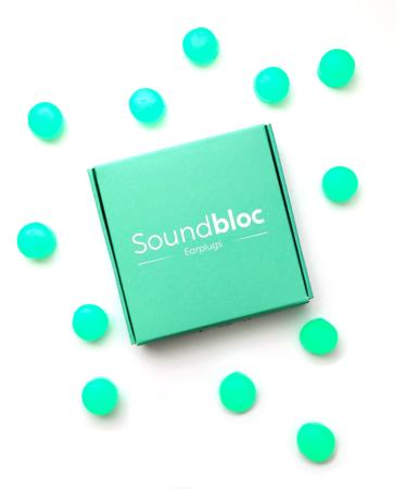Aurora Silicone Ear Plugs Soundbloc - 6 Pairs Quiet Ear Plugs for Sleep Moldable Ear Plugs Custom Ear Plug Ear Plugs for Noise Reduction Reusable Soft Silicone Earplugs The Earplug for Sleep Size S/M