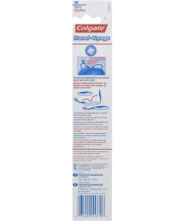 Colgate Soft Travel Toothbrush - Colors Vary | Compact and Convenient - Buy Online on GoSupps.com