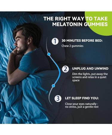 Novafun Melatonin Gummies 6mg with Vitamin B6 Blueberry Flavor Chewable for Adult Vegetarian & Gluten-Free 60 Count - Buy Online on GoSupps.com